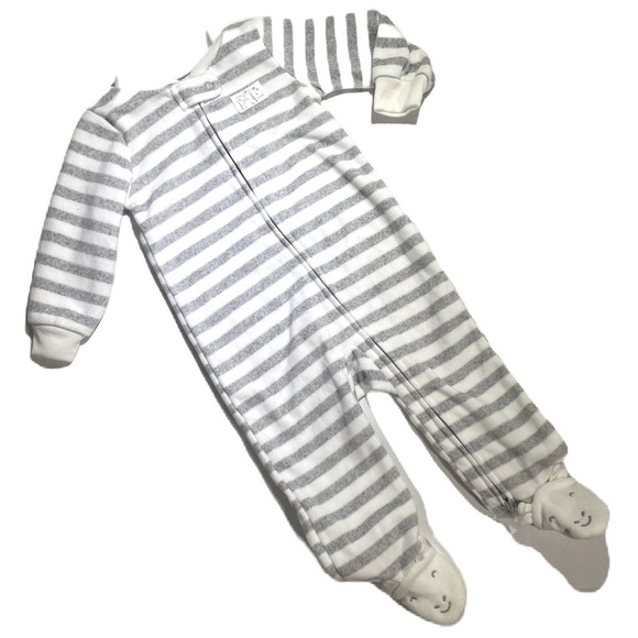 Carter's Other - Carter’s Sleeper Baby White Gray